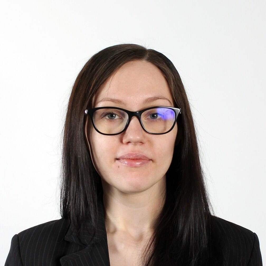 business woman glasses